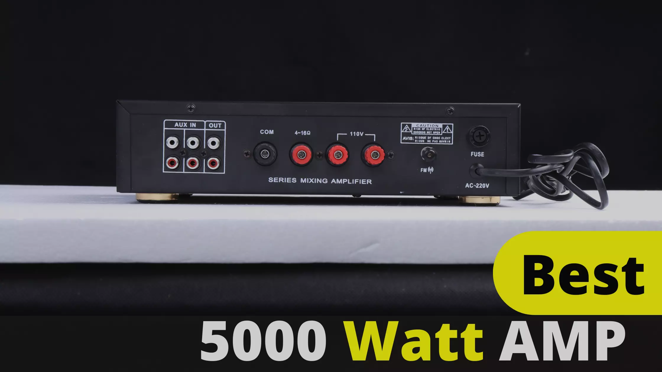 Best 5000 Watt Amp With Complete Details And Tips