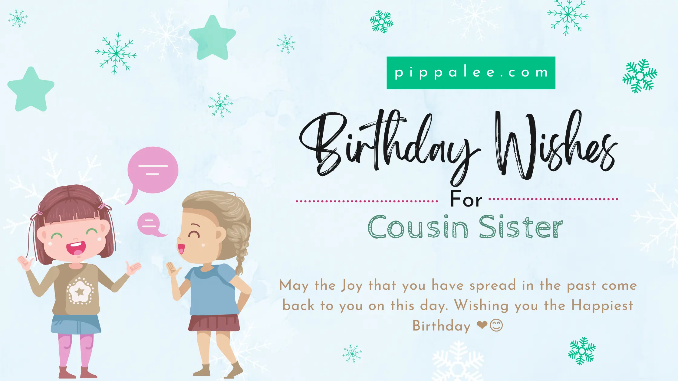 40+ Best Birthday Wishes For Cousin Sister - The Latest Wishes