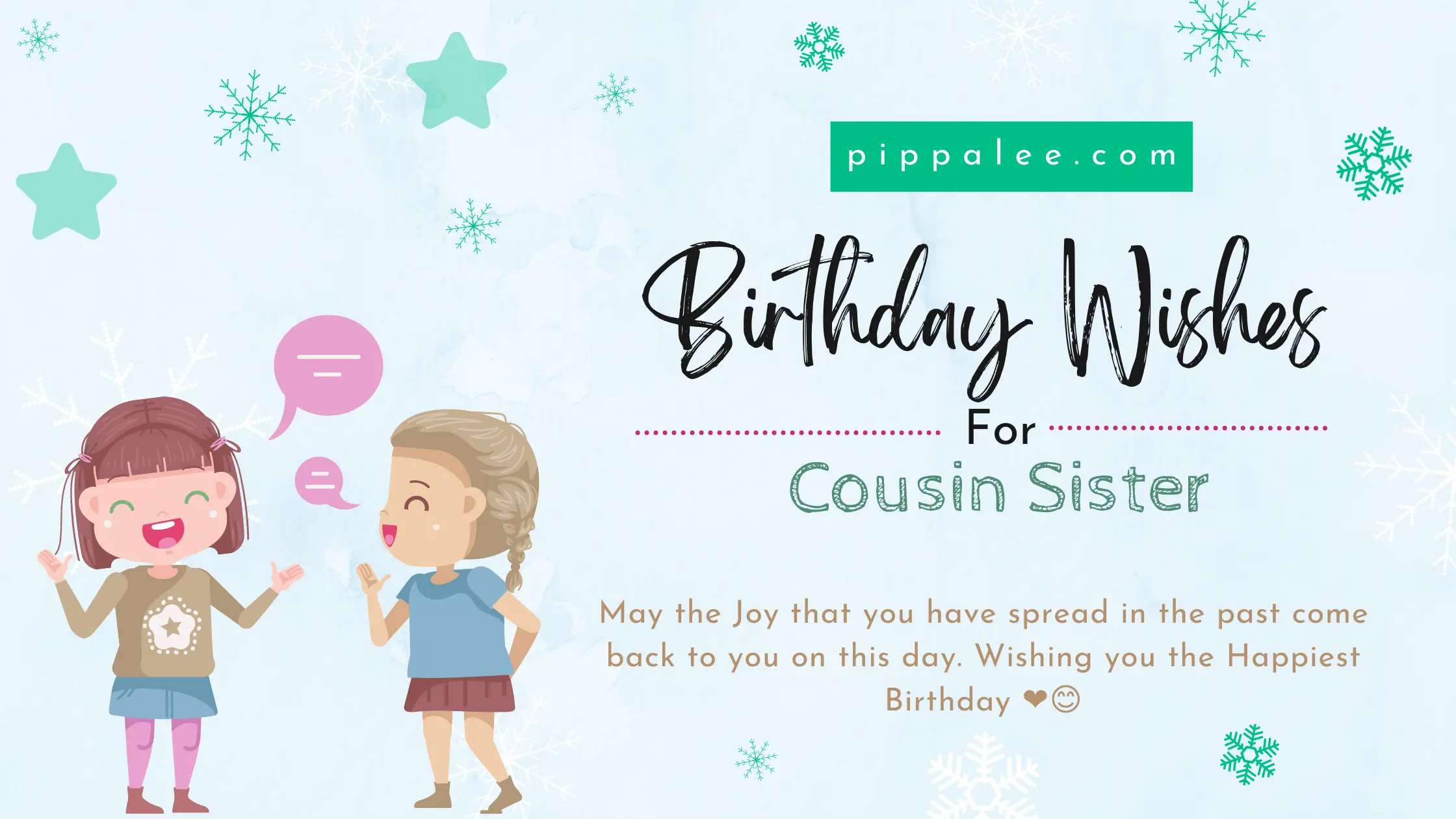 40 Best Birthday Wishes For Cousin Sister The Latest Wishes