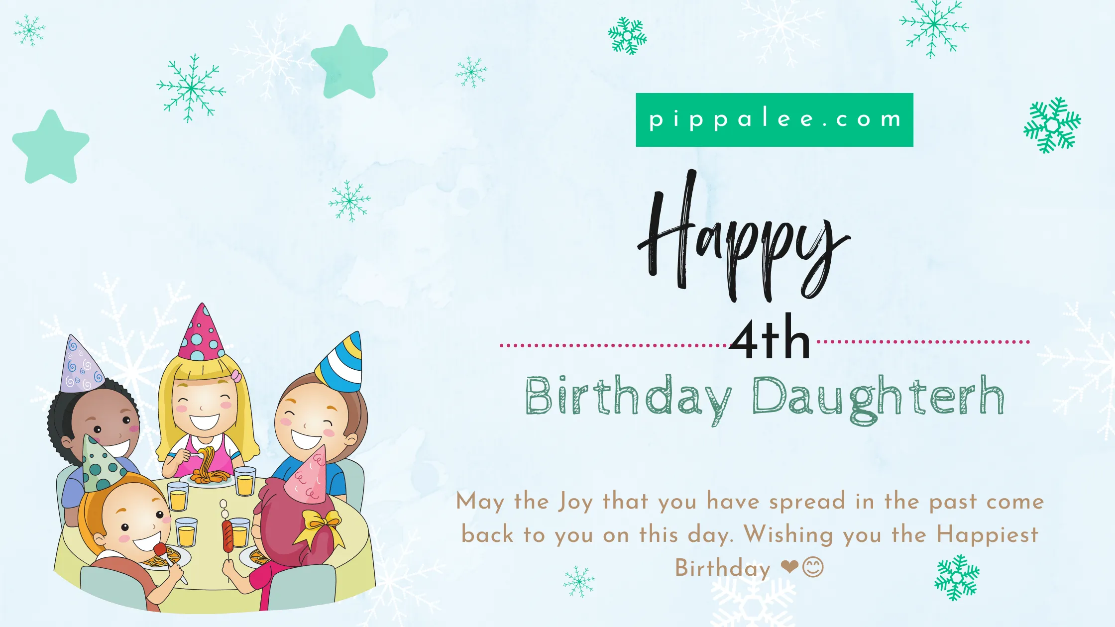15+ Best Happy 4th Birthday Daughter - Cute Wishes 2022